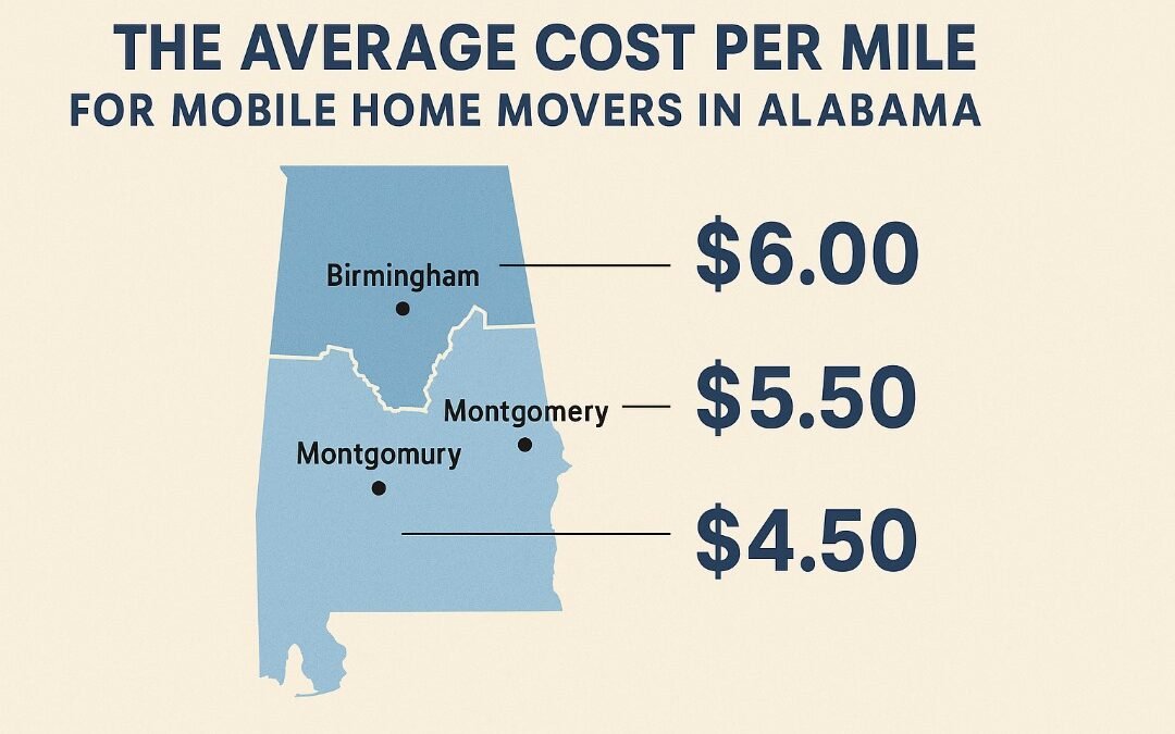 The Average Cost Per Mile for Mobile Home Movers in Alabama