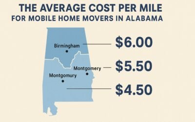 The Average Cost Per Mile for Mobile Home Movers in Alabama