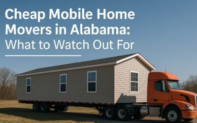 Cheap Mobile Home Movers in Alabama: What to Watch Out For