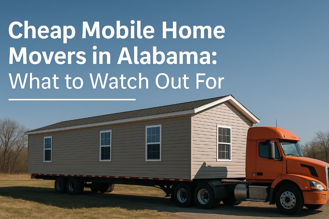 Cheap Mobile Home Movers in Alabama – What to Watch Out For