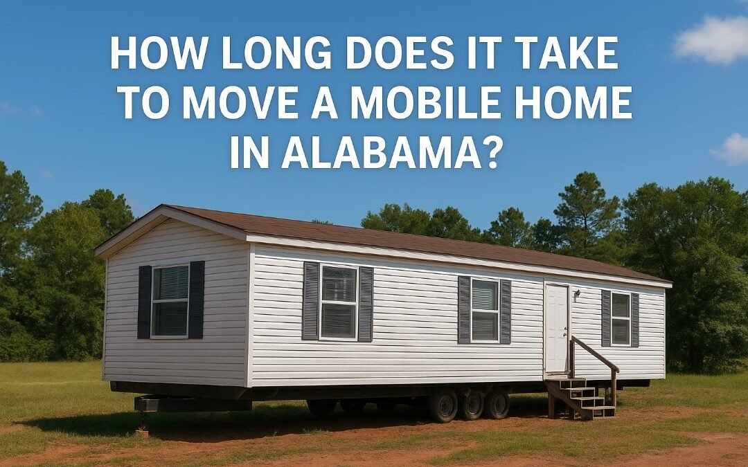 How Long Does It Take to Move a Mobile Home in Alabama?