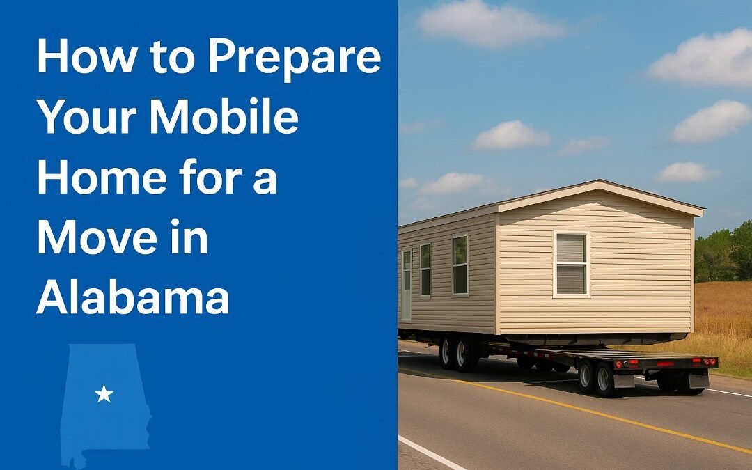 How to Prepare Your Mobile Home for a Move in Alabama