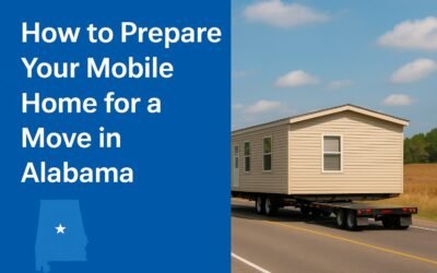 How to Prepare Your Mobile Home for a Move in Alabama