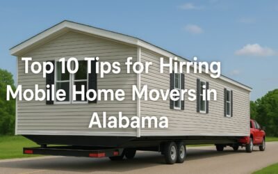 Top 10 Tips for Hiring Mobile Home Movers in Alabama